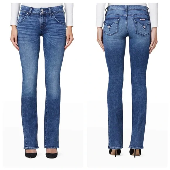 Hudson Beth Mid-Rise Baby Boot-Cut Jeans, Size 27 (EUC) - Picture 1 of 7